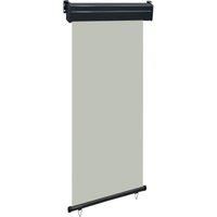 Balcony Side Awning 85x250 cm Grey