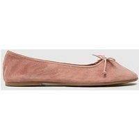 Schuh Lambert Suede Ballerina - Pink