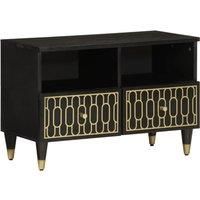 TV Cabinet 70x33x46 cm Solid Wood Mango