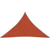 Sunshade Sail 160 g/m Terracotta 3.5x3.5x4.9 m HDPE