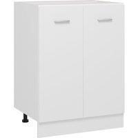 Bottom Cabinet White 60x46x81.5 cm Engineered Wood