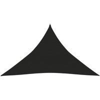 Sunshade Sail 160 g/m Black 3x3x4.2 m HDPE