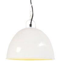 Industrial Vintage Hanging Lamp 25 W White Round 31 cm E27