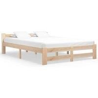 Bed Frame Solid Pine Wood 120x200 cm