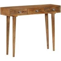 Console Table Solid Mango Wood 102x30x79 cm