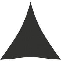 Sunshade Sail Oxford Fabric Triangular 5x6x6 m Anthracite