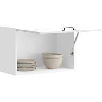 Kitchen Wall Cabinet Kalmar High Gloss White Engineered Wood