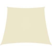 Sunshade Sail Oxford Fabric Trapezium 3/5x4 m Cream