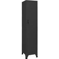 Locker Cabinet Anthracite 38x45x180 cm Steel