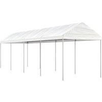 Gazebo with Roof White 8.92x2.28x2.69 m Polyethylene