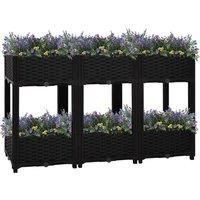 Raised Bed 120x40x71 cm Polypropylene