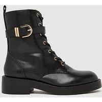 Schuh Ada Wide Fit Lace Up - Black