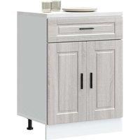 Kitchen Base CabinetPorto Grey Sonoma Engineered Wood