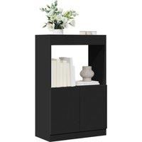 Highboard Black 63x33x100 cm Engineered Wood