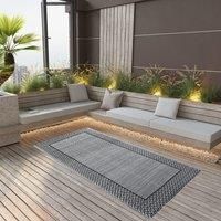 Outdoor Carpet Grey 120x180 cm PP