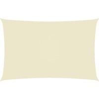 Sunshade Sail Oxford Fabric Rectangular 3x6 m Cream