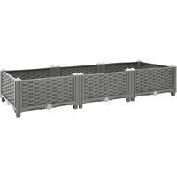 Raised Bed 120x40x23 cm Polypropylene