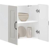 Kitchen Wall Cabinet Kalmar High Gloss White Engineered Wood