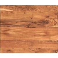 Table Top 60x50x3.8 cm Rectangular Solid Wood Acacia