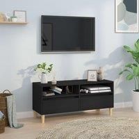 TV Cabinet Black 100x34.5x44.5 cm Engineered Wood