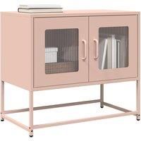 TV Cabinet Pink 68x39x60.5 cm Cold-rolled Steel