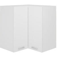 Hanging Corner Cabinet White 57x57x60 cm Engineered Wood