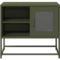 TV Cabinet Olive Green 68x39x60.5 cm Steel