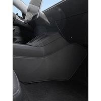 For Tesla 2021-24 ModelY Center Console Two Side Panel Anti Kick Pad Defense Protector Leather TPE Sticker Cover Car Accessories