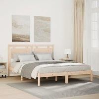 Extra Long Bed Frame without Mattress160x220 cm Solid Wood