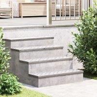 Aluminium Checker Plates 4 pcs Anti-Slip 80x20 cm