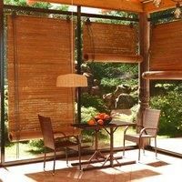 3 Piece Garden Dining Set Brown