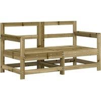 Garden Corner Sofas 2 pcs Impregnated Wood Pine