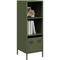 Highboard Olive Green 35x39x103.5 cm Steel