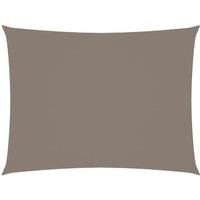 Sunshade Sail Oxford Fabric Rectangular 6x7 m Taupe