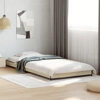 Bed Frame without Mattress Sonoma Oak 75x190 cm Small Single