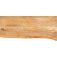 Table Top Live Edge 70x20x2.5 cm Solid Wood Mango