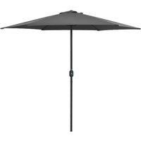 Outdoor Parasol with Aluminium Pole 270x246 cm Anthracite