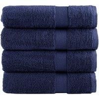 Premium Bath Towels SOLUND 4pcs Navy Blue 100x150cm 600gsm