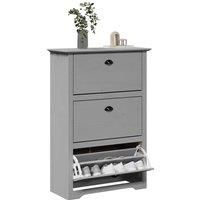 Shoe Rack BODO Grey 80x35x118 cm