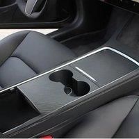 for Tesla 2021-2023Model3 Y carbon fiber panel central control Protection panel with