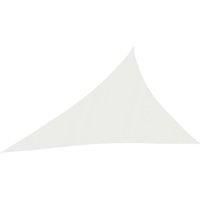 Sunshade Sail 160 g/m White 3x4x5 m HDPE
