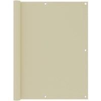 Balcony Screen Cream 120x300 cm Oxford Fabric