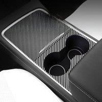 For tesla2021-23 mode3l Y Center Console Panel Grain Film Central Control Car dashboard cover