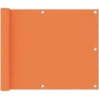 Balcony Screen Orange 75x600 cm Oxford Fabric