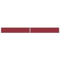 Patio Retractable Side Awning 170x1200 cm Red