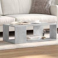 Coffee Table Concrete Grey 89.5x48x30 cm Engineered Wood