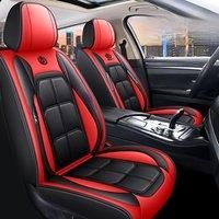 All inclusive seat cover, full leather car seat cushion, single seat driver and passenger seat