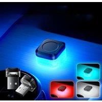 1Pc Mini USB LED Light, Car LED Interior Lighting DC 5V Smart USB LED Atmosphere Light, Laptop