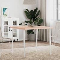 Table Top 80x80x2.5 cm Square Solid Wood Beech