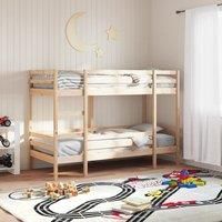 Bunk Bed without Mattress 90x190 cm Single Solid Wood Pine